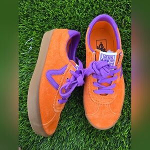 Vans Sport Low Orange Peel Suede Sneakers Purple/ NWOB Women 5 / Men 3.5